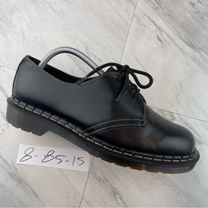 Dr. Martens 1461 Black Leather 3-Eye Oxfords Shoes UK 8/US 9, Made in England